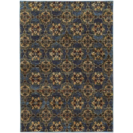 Oriental Weavers Andorra 6883C 9x12 Rectangle - Blue/ Gold-Nylon/PolyP A6883C260370ST